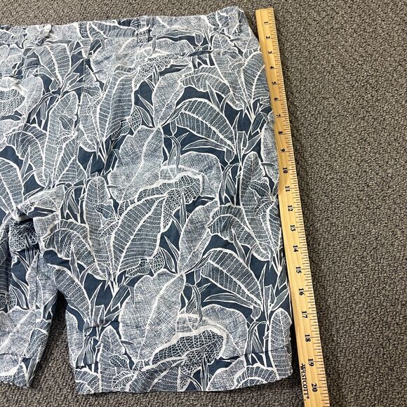 Reversible Tailor Vintage Shorts Mens Size 38 Floral Striped Tropical Hawaiian - Picture 7 of 16
